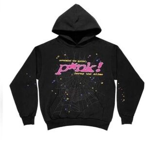 Black Graphic Hoodie